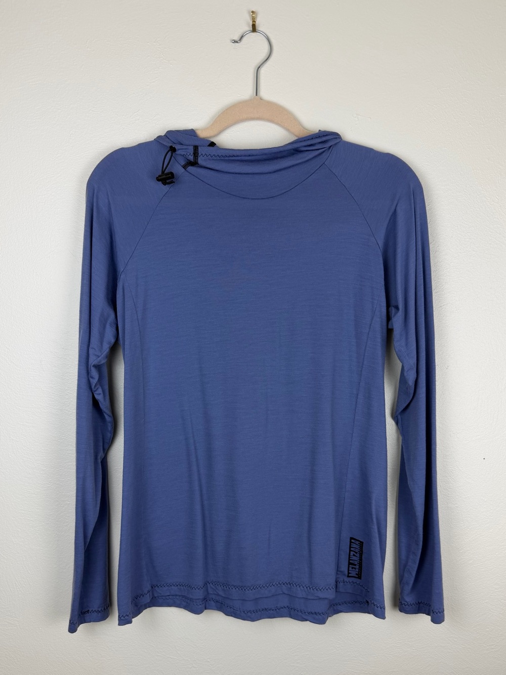Melanzana Merino Base Hoodie Blue Purple Medium